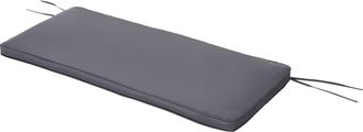 OUTSUNNY 2-Seater Bench Cushion Polyester Cover Seat Pad Replacement Grey | TJ Hughes