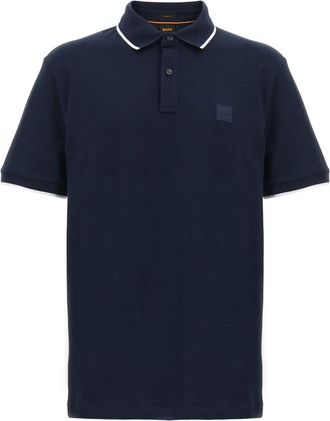 HUGO BOSS Blue Logo Polo Shirt