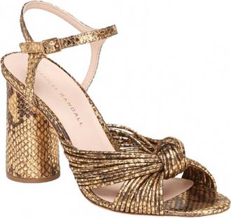 Loeffler Randall Womens Cece High Heel In Dark Gold