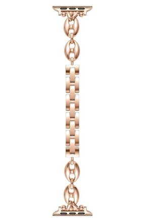 Posh Tech Poppy Apple Watch Bracelet Watchband in Gold at Nordstrom