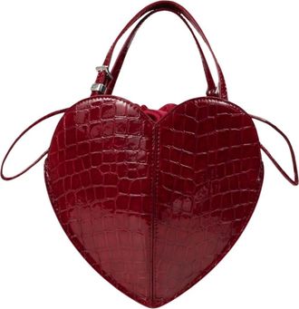 Rotate Rotate Birger Christensen, Tassen, Dames, Rood, ONE Size, Katoen, The Heart Bag