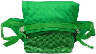 Bottega Veneta Pre-owned Belt Bags, female, Green, Size: ONE SIZE Pre-owned Nylon Belt Bag