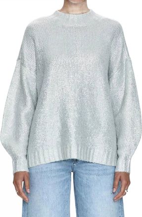 Pistola Denim Carlen Mock Neck Sweater In Snow Disco