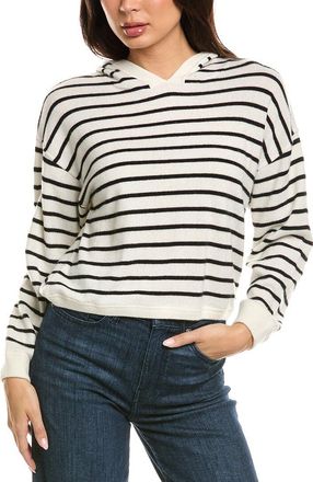 The Cashmere Project The Cashmere Project Striped Cashmere Hoodie