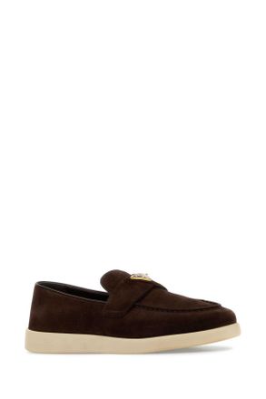 Prada Tropez Loafers - Brown