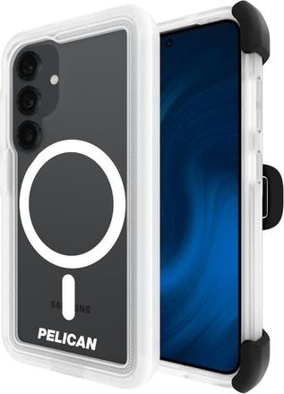 Pelican Voyager Case with Magnet and Holster for Samsung Galaxy S25 in Clear at Nordstrom