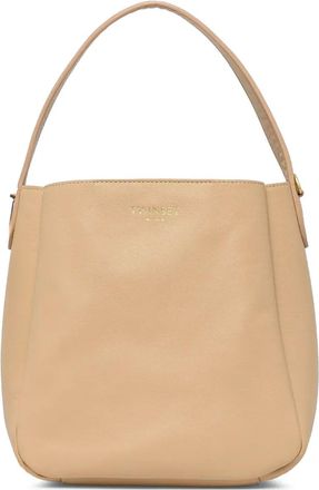 Twin-Set Borsa a tracolla con logo - Toni neutri