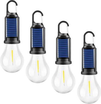 OEM L&aacute;mpara De Camping Led Port&aacute;til Recargable Con Energ&iacute;a Solar Y Clip Para Tienda De Campa&ntilde;a Y Emergencias