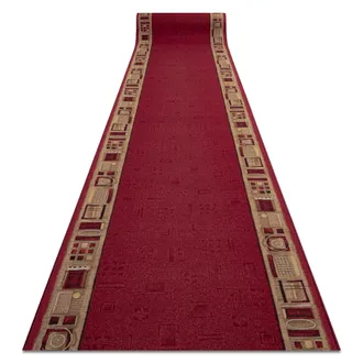 RugsX Passatoia Gommata Jena Bordo 120cm Red 120x550 Cm