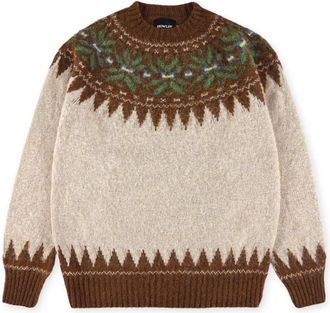 Howlin Magic Voodoo Crewneck - Heren - Ronde hals truien - Veelkleurig - S - Wol - Truien & Vesten