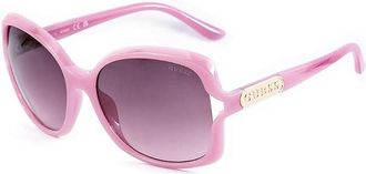 Guess Bordeaux Gradient Square Ladies Sunglasses GF00057 72T 60