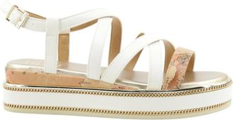 Alviero Martini 1A Classe Wedge Sandaal - Dames - Sleehakken - Wit - 36 EU - Schoenen