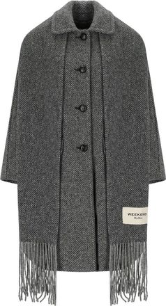 Weekend by Max Mara CAPPOTTO CON SCIARPA ABBINATA LATINO GRIGIO MAX MARA WEEKEND