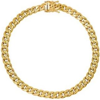 Queen Jewels 14K Gold Miami Cuban Link Bracelet at Nordstrom Rack, Size 8.5