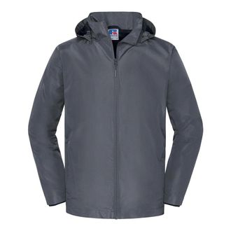 Russell Athletic Russell Heren Essenti&euml;le Waterdichte Hoofdkapjas (Ijzergrijs)