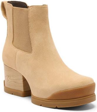 Sorel Roamn Chelsea Platform Boot in Canoe/gum at Nordstrom, Size 10.5