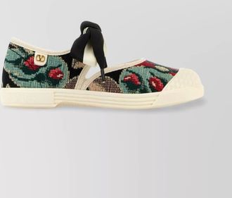 Valentino Garavani embroidered canvas slip-on sneakers