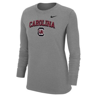 Nike Womens college (South Carolina Gamecocks) Long-Sleeve T-Shirt in Grey | W12103P424SCAR-DGH