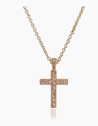 Cachet London Womens Cachet London Classic Gold Cross Pendant