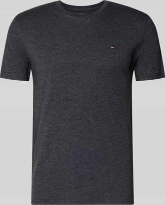Tommy Jeans Slim Fit T-Shirt aus Baumwoll-Mix Modell JASPE HERITAGE in Black, Gr&ouml;&szlig;e XXL
