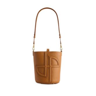 Patou Brown Leather Bucket Bag - female - Patou - Bucket Bags - Brown - ONE SIZE - Bags