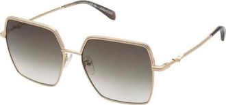 Zadig&Voltaire Womens SZV406-5608FC SZV406 56 5608FC Sunglasses - Gold - One Size