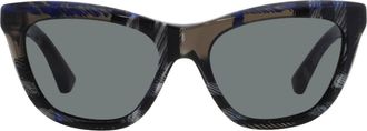 Burberry Dark Grey Cat Eye Ladies Sunglasses BE4435 414787 53