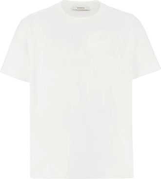 Givenchy T-Shirts, male, White, Size: S T-shirt in cotton with Paris gros grain