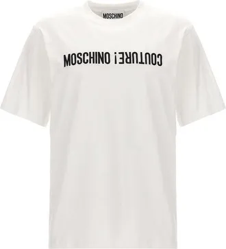 Moschino White Cotton Mens T-Shirt