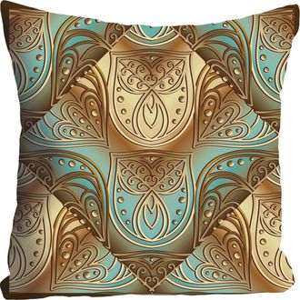 Queence Dekokissen »»Ornament«,« Kissenhülle ohne Füllung, 1 Stück