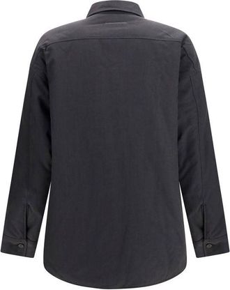 Maison Margiela Merino Wool-Blend Shirt - Gray