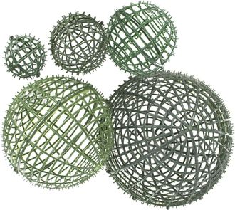 OEM Soporte Esf&eacute;rico - Estructura De Alambre Met&aacute;lico - Marco Topiario Para Decoraci&oacute;n Floral - Di&aacute;metros 5 A 25 Cm - Lote De 5 Unidades