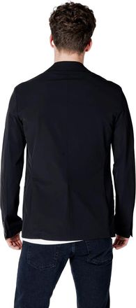 A|X Armani Exchange Cotton Blazer - Black