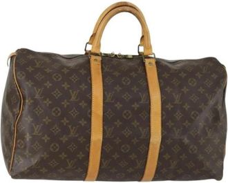 Louis Vuitton Pre-owned Weekend Bags, female, Brown, Size: ONE SIZE Pre-owned Canvas louis-vuitton-bags