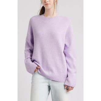 BP. Fuzzy Oversize Sweater in Purple Feminine at Nordstrom Rack, Size X-Small