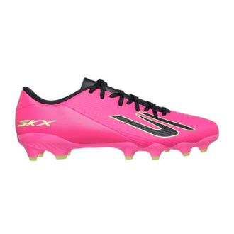 Skechers SKX_2 Academy voetbalschoenen voor heren, voor harde ondergrond (Roze/Zwart)