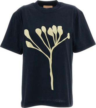 Plan C T-shirts - Dames - T-shirts - Zwart - M - Katoen - Tops