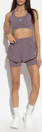 adidas ADIDAS By Stella McCartney Training Shorts, Womens, Purple