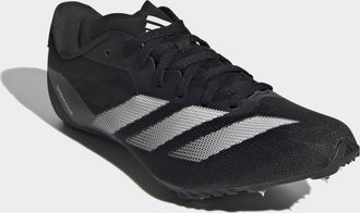 adidas Laufschuh ADIDAS PERFORMANCE ADIZERO SPRINTSTAR SPIKE, Gr. 42,5, schwarz (core schwarz, zero metallic, cloud wei&szlig;), Synthetik, Textil, Schuhe Laufschu
