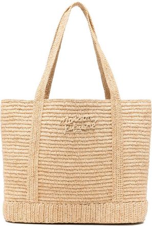 Maison Kitsun&eacute; Rafia-draagtas
