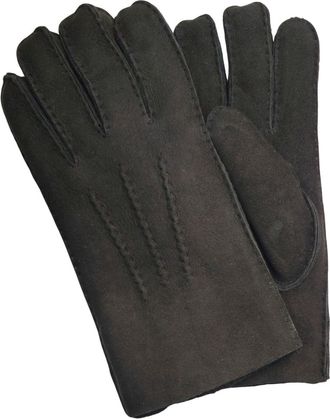 Infinity Leather Mens Luxury Sheepskin Suede Leather Gloves