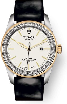 Tudor Glamour Date Automatic Diamond Ladies Watch 53023-0071
