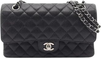 Chanel Pre-owned Vintage Shoulder Bag - Dames - Vintage Schoudertas - Zwart - ONE Size - Leer - Vintage