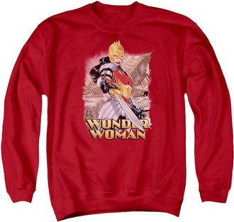 Gildan Justice League of America Wonder Woman Adult Crewneck Sweatshirt