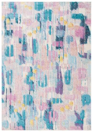 Safavieh Alfombra rosa/azul 122 x 183 cm