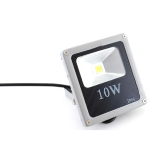 Trade Shop Trade Shop Traesio - Trade Shop - Foco Led Ultra Delgado Con Luz Rgb C&aacute;lida-fr&iacute;a Para Exterior Ip65 220v - -10 Vatios -slim
