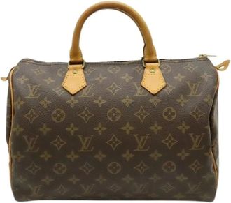 Louis Vuitton Pre-owned Handbags, female, Brown, Size: ONE SIZE Pre-owned Vintage Canvas Handbag