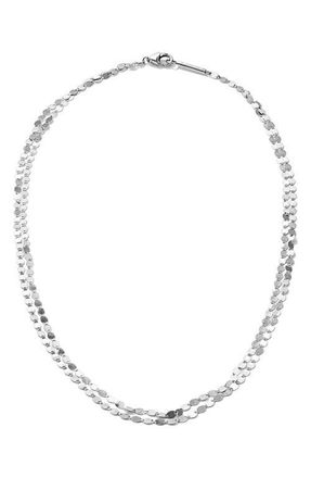 Lana Jewelry Layered Choker Necklace in White Gold at Nordstrom, Size 15