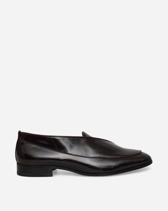 _J.L-A.L_ Shin Loafers Black / Burgundy