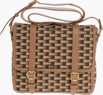 Bally Borsa Messenger in Ecopelle con Motivo Geometrico Bally